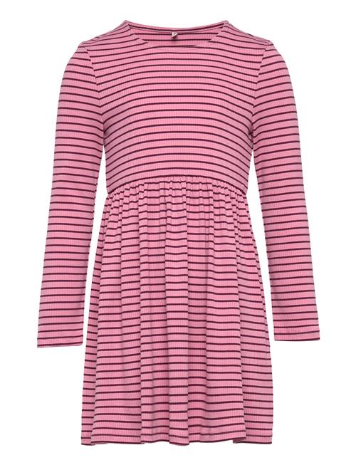 Kids Only | Kmgmaude Life Stripe Ls O-Neck Dress Jrs | 98