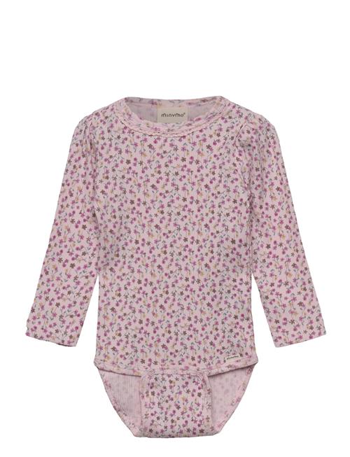 Minymo | Body Ls Aop Rib | 56