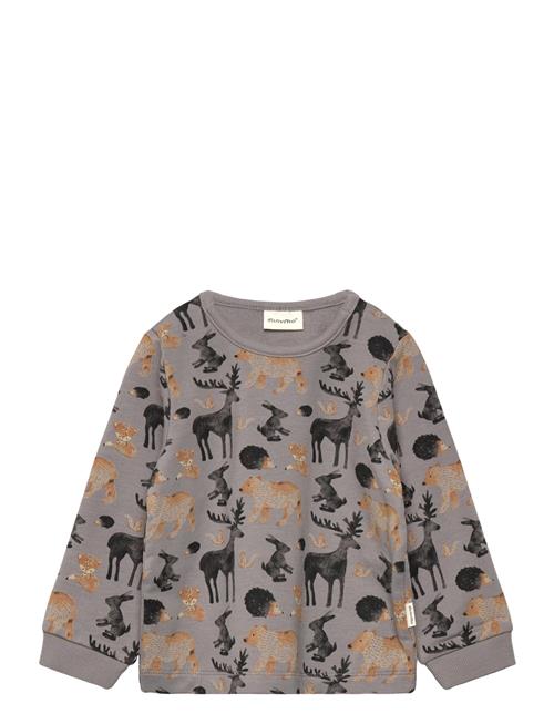 Minymo | T-Shirt Ls Aop Sweat | 86