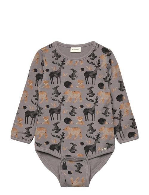 Minymo | Body Ls Aop Sweat | 74