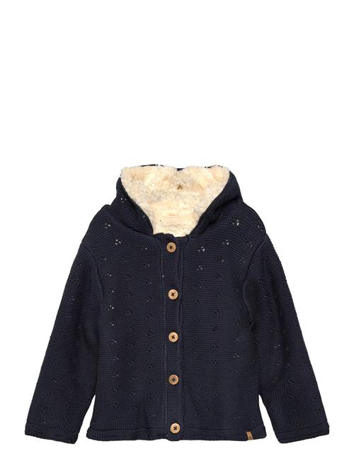 Minymo | Jacket Knit W. Teddy Lining | 68