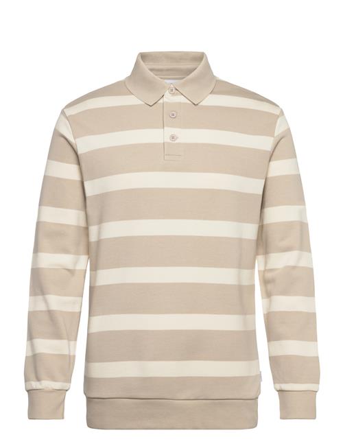 Lindbergh | Striped Polo Sweatshirt L/S | L