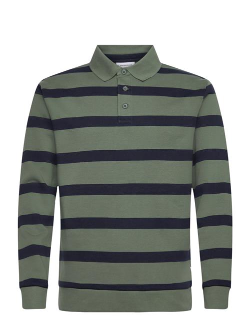 Lindbergh | Striped Polo Sweatshirt L/S | S