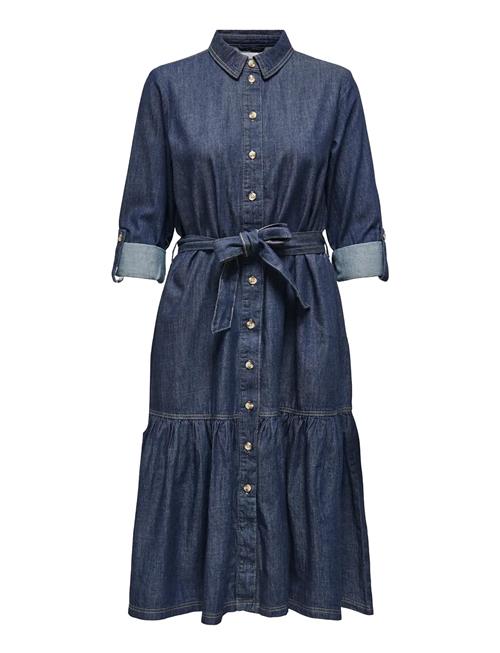 ONLY | Onlsevigny Frill 3/4 Sl Long Dress Dnm | L