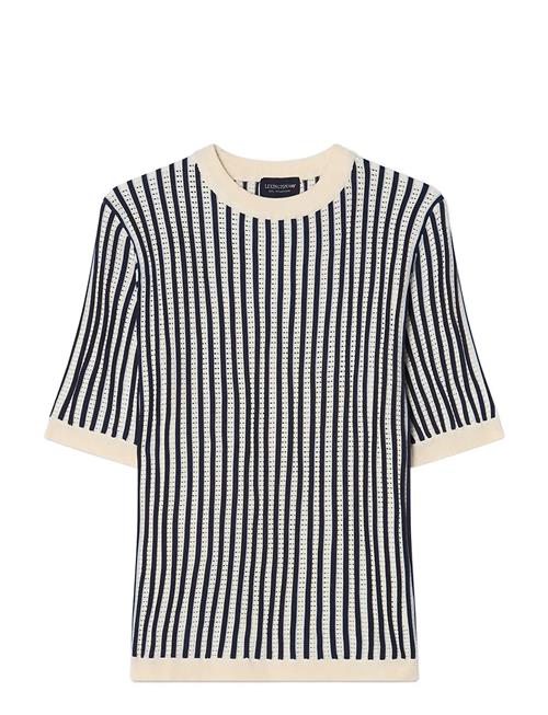 Lexington Clothing | Multi Striped Short Sleeve Knitted Sweater | XL