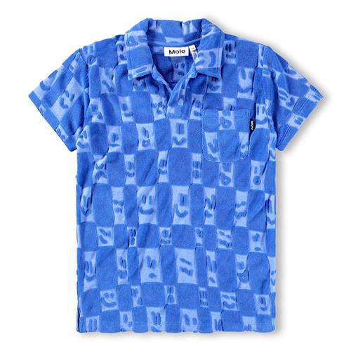 Molo Randel T-shirt Terry  Blue  Terry  Blue 122 cm  Blå  122 cm  mand