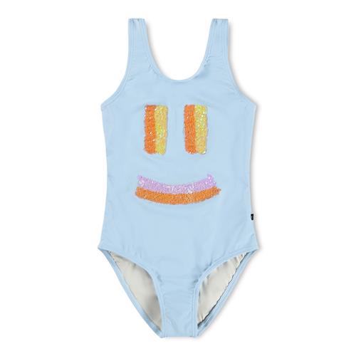 Molo Nika Badedragt Blue Face  Blue Face 116 cm  Blå  116 cm  kvinde