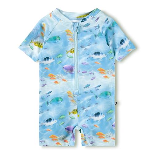 Molo Neka Rushguard I Ét Stykke Rainbow Sea  Rainbow Sea 92/98 cm  Blå  92/98 cm  unisex