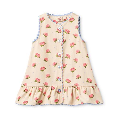 Flöss Camille Kjole Dark Pink Rose  Dark Pink Rose 104 cm  Lyserød  104 cm  kvinde