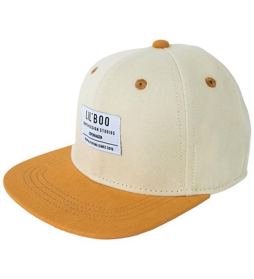 Lil'Boo Copenhagen Kasket - Organic Block Snapback - Caramel/Sa
