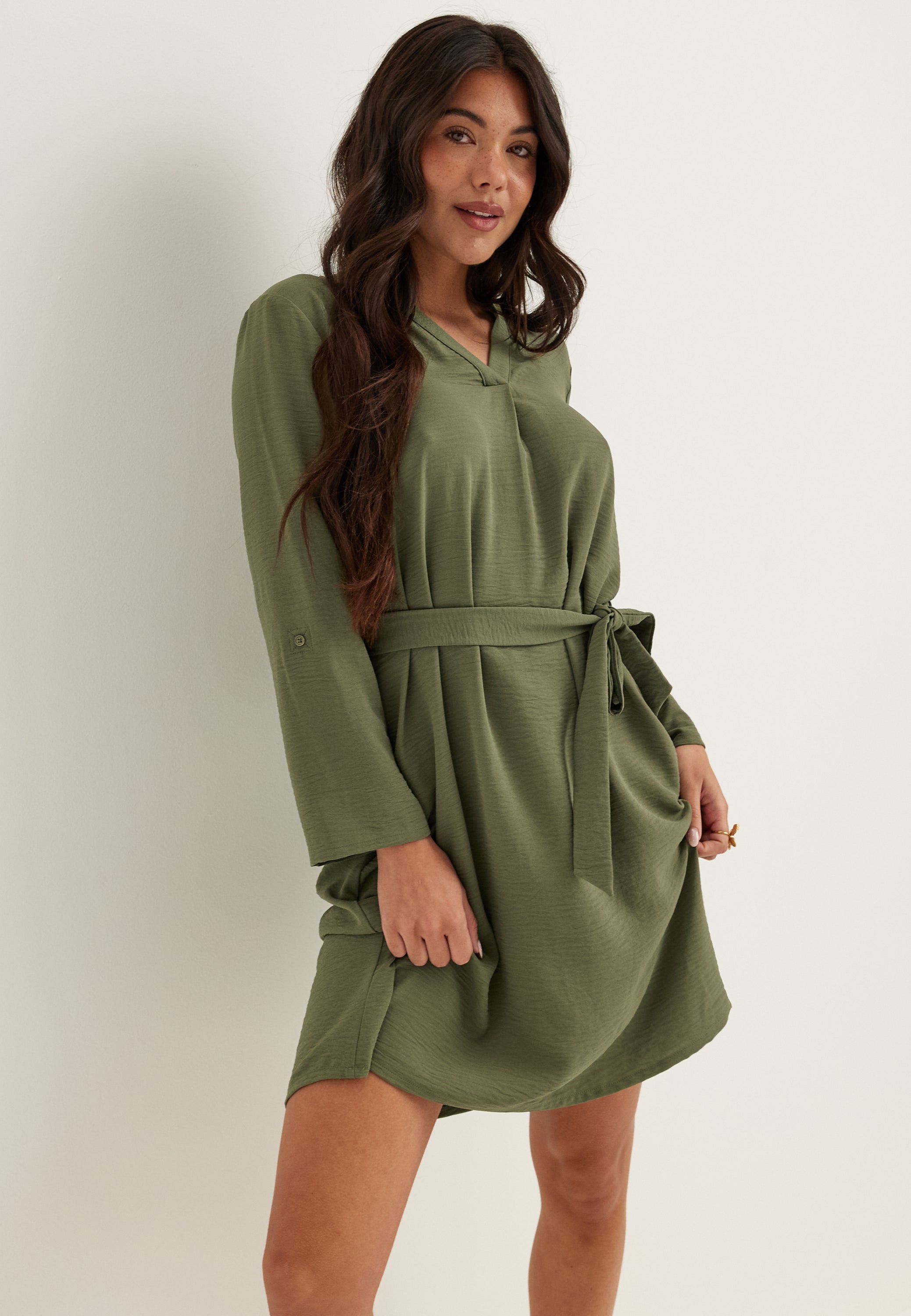 VILA Vijosa 3/4 V-NECK DRESS