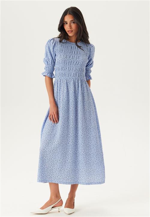BUBBLEROOM Short Sleeve Smock Dress