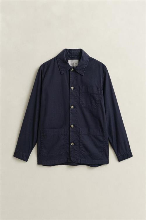 REG COTTON / LINEN OVERSHIRT