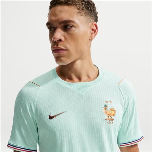 FFF 2026/27 Match Away Nike Aero-FIT Authentic-fodboldtrøje til mænd - grøn