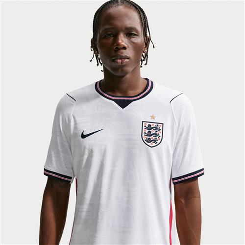 England 2026 Match Home Nike Aero-FIT Authentic-fodboldtrøje til mænd - hvid
