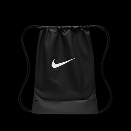 Nike Brasilia-taske med snoretræk (18 liter) - sort