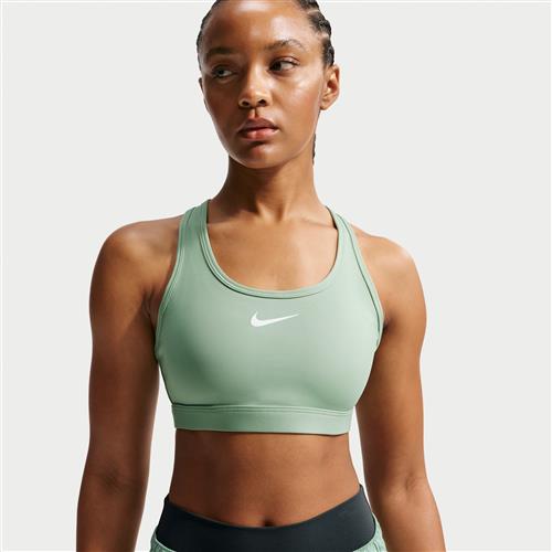 Nike Swoosh Medium Support-sports-bh med indlæg til kvinder - grøn