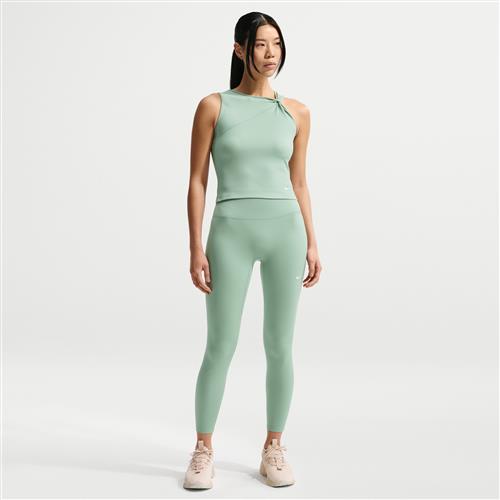 Højtaljede Nike One-7/8-leggings - grøn