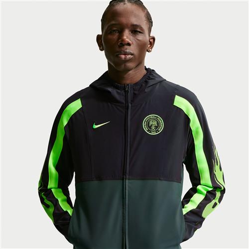Vævet Nigeria Energy Nike Dri-FIT Football-jakke til mænd - sort