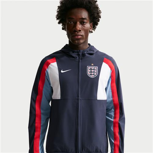 Vævet England Energy Nike Dri-FIT Football-jakke til mænd - blå