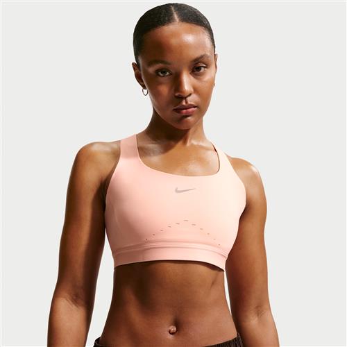 Nike Swift-sports-bh med kraftig støtte og let foring til kvinder - Orange