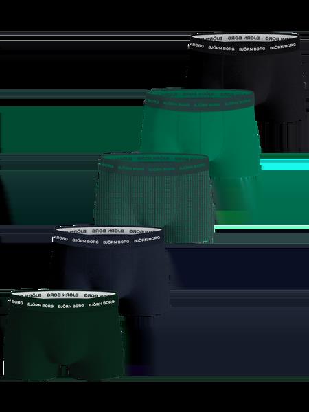 Björn Borg Cotton Stretch Trunks 5-pack Sort, XS