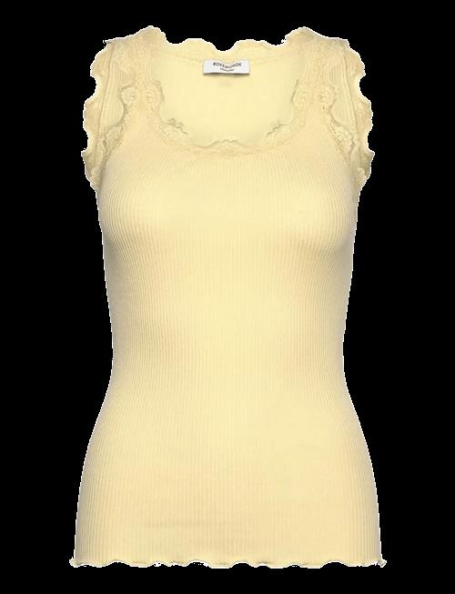 Rosemunde | Rwbabette Silk Sl U-Neck Long Lace Top | XL