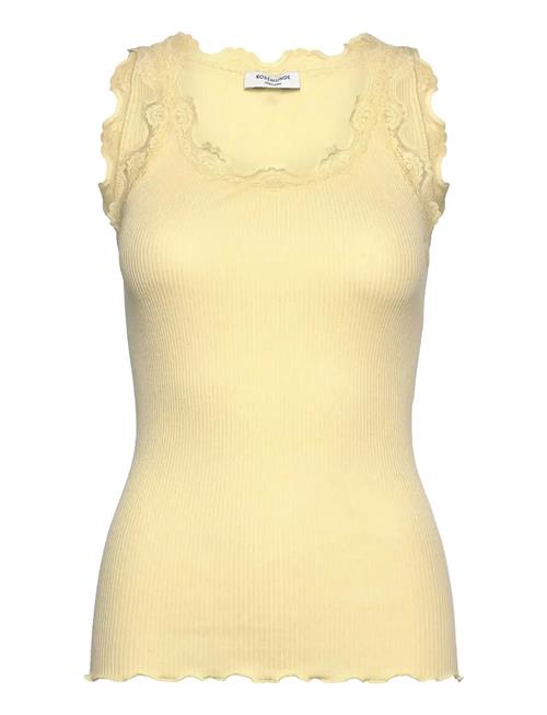 Rosemunde | Rwbabette Silk Sl U-Neck Long Lace | XL