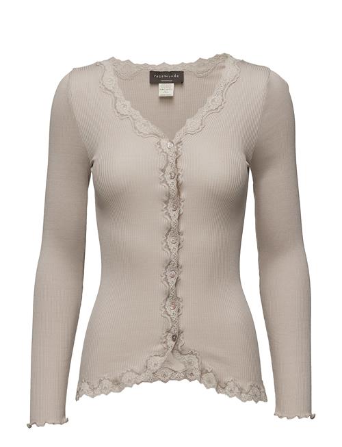 Rosemunde | Rwbabette Silk Ls V-Neck Lace Cardi | XS