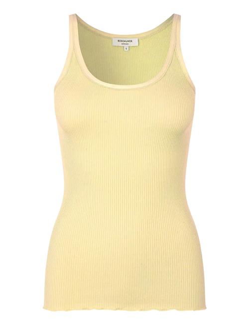 Rosemunde | Rwbelle Silk U-Neck Strap Elastic Top | L