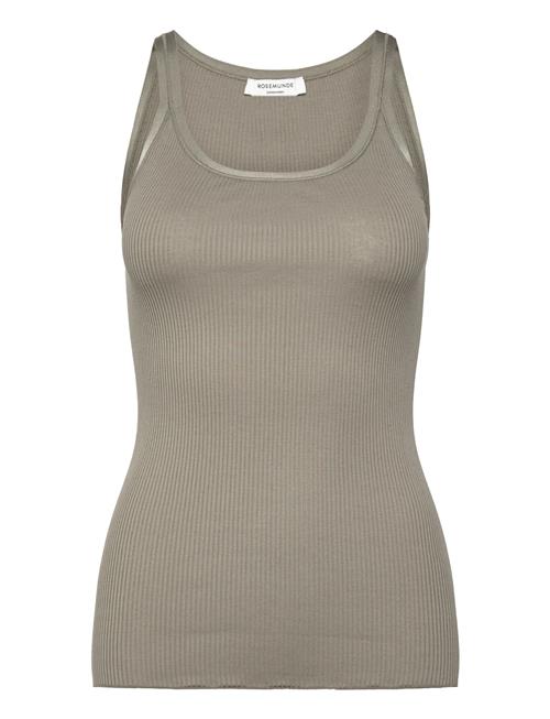 Rosemunde | Rwbelle Silk U-Neck Strap Elastic T | XL