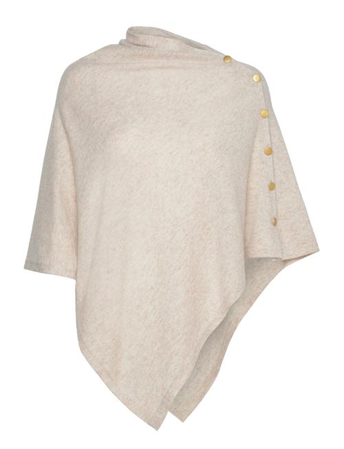 Davida Cashmere | Poncho Gold Buttons | ONE SIZE