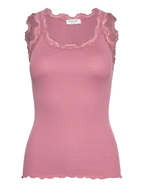 Rosemunde | Silk Top W/ Lace | S