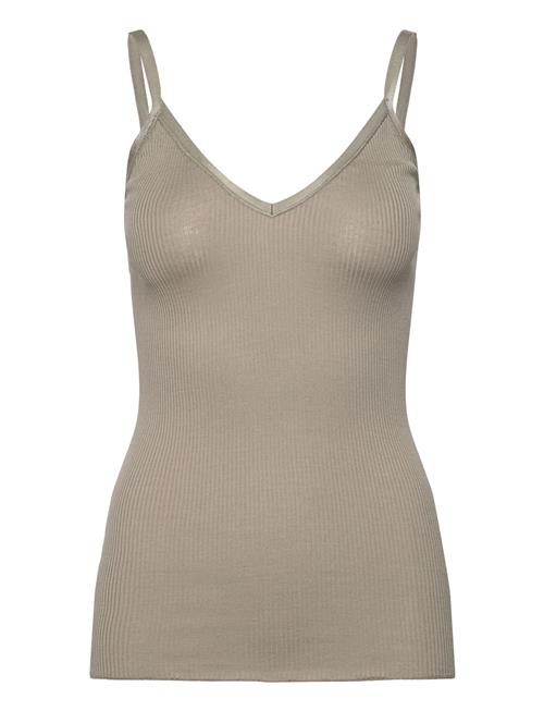 Rosemunde | Rwbelle Silk Sl V-Neck Elastic Top | XS