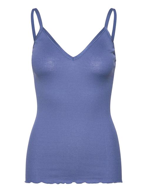 Rosemunde | Rwbelle Silk Sl V-Neck Elastic Top | XL