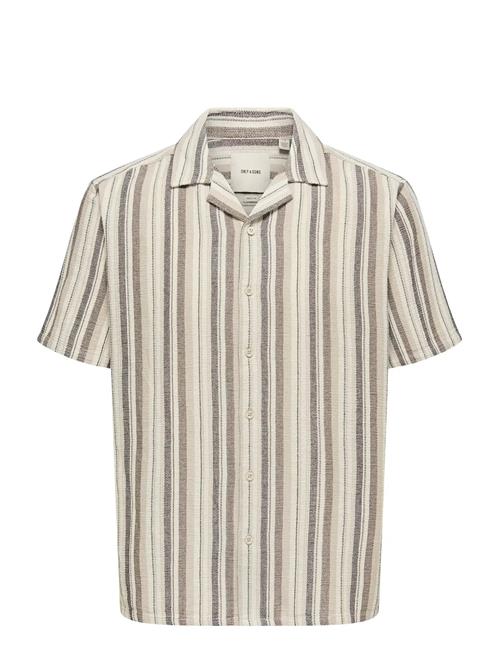 ONLY & SONS | Onstrev Life Reg Stripe Ss Shirt Noos | S