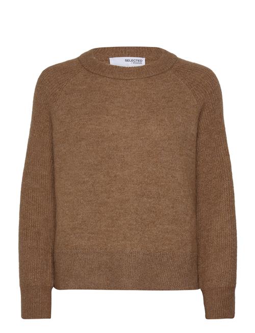 Selected | Slfrena Ls Knit O-Neck Camp | XS