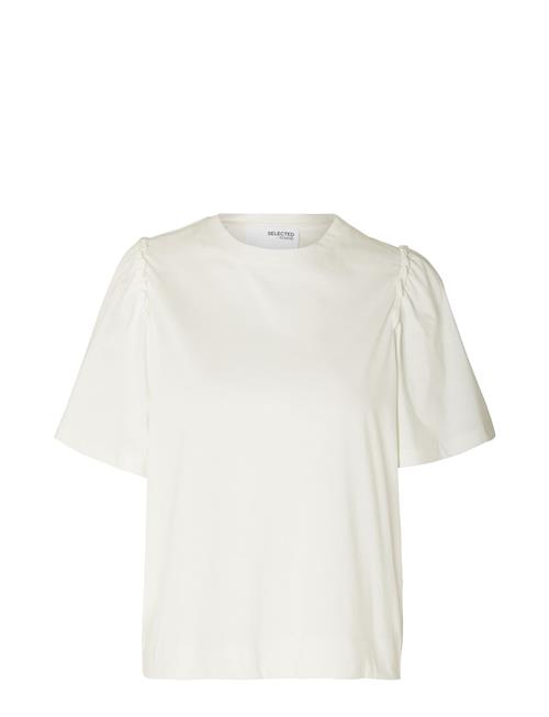Selected | Slfpenelope 2/4 Ruffle Tee Noos | XXL