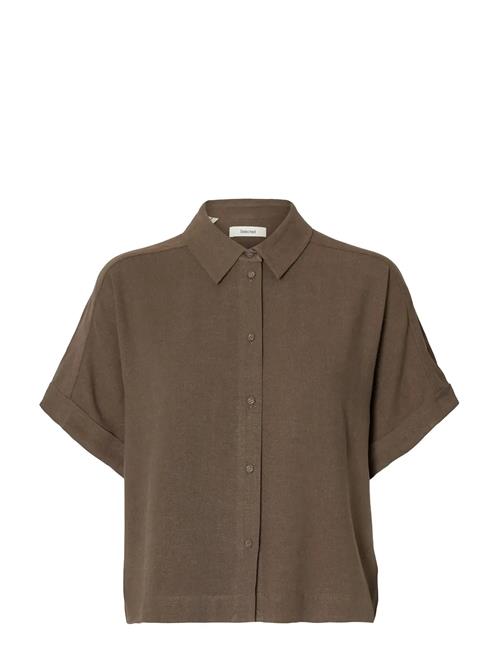 Selected | Slfviva Ss Cropped Sun Shirt Noos | 42