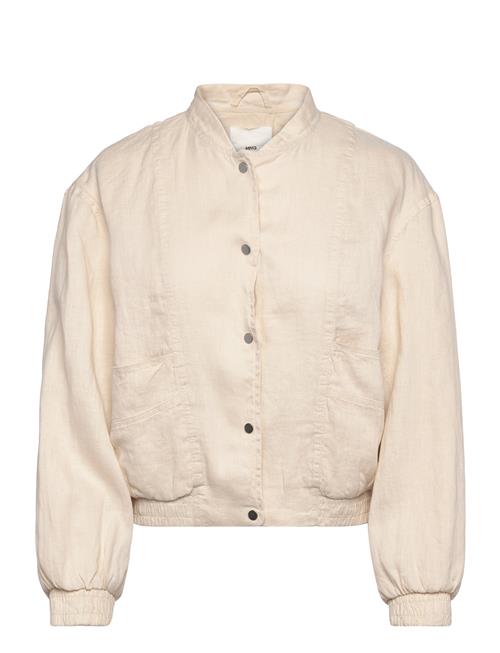 Mango | Buttons Linen-Blend Jacket | L