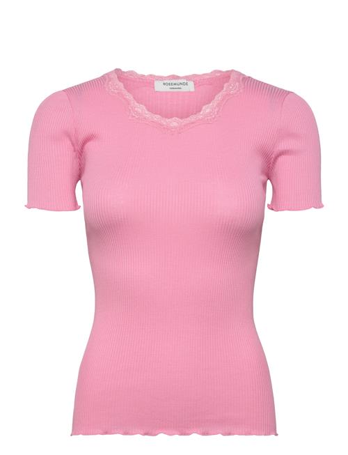 Rosemunde | Rwbeatha Silk Ss Lace T-Shirt | L