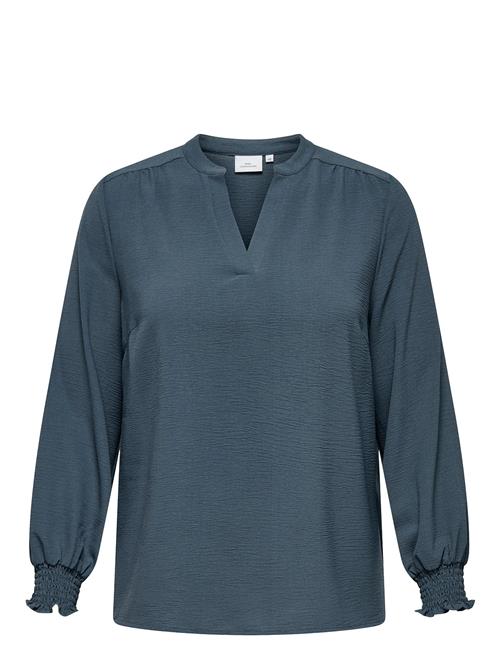 ONLY Carmakoma | Carmetta V-Neck Ls Top Wvn Noos | 50