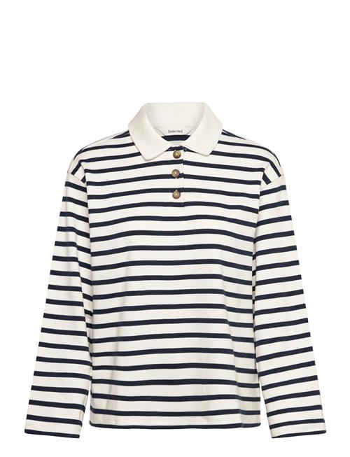 Selected | Slfwada Ls Stripe Collar Top Noos | S