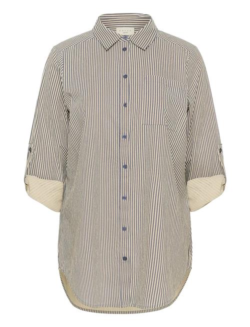 Kaffe Curve | Kcnana Striped Shirt Tunic | 52