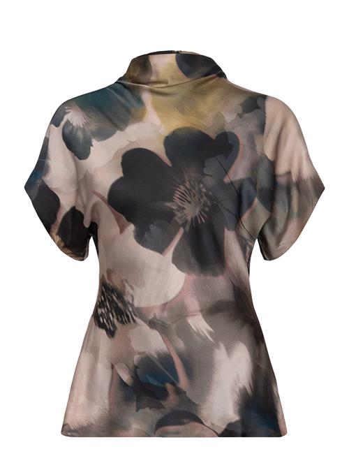 Malina | Otilia Draped Half Polo Top | XS