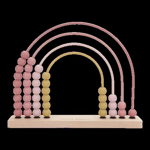 Little Dutch Rainbow Abacus Pink One Size Wood Lyserød  One Size 1 Y+ unisex