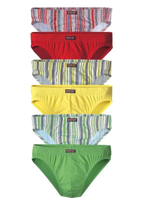 H.I.S Slip  gul / grå / grøn / rød