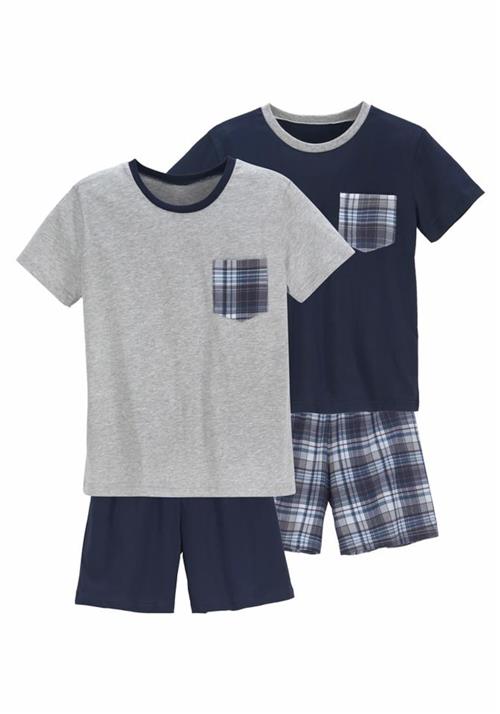 LE JOGGER Nattøj  marin / grå-meleret