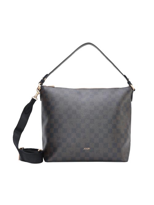 JOOP! Skuldertaske  mørkebrun / guld / antracit