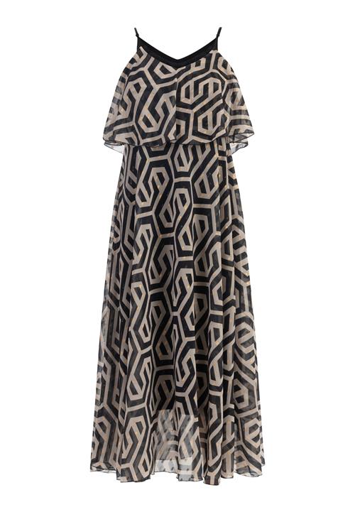 faina Sommerkjole  kit / guld / sort